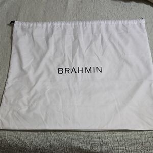 Brahmin White Dust Bag 18 X 22 Inches